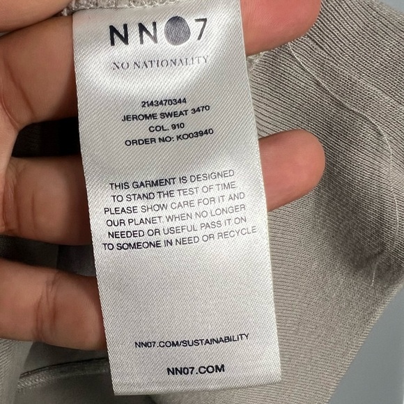 NN07 Jerome Sweatshirt Long Sleeve No Nationality - Picture 6 of 8